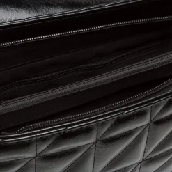 Borsa a mano nera da Donna con manici a catena Lora Ferres