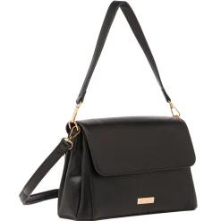 Borsa a mano nera da Donna con Tracolla removibile Lora Ferres