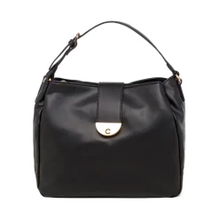 Borsa a mano nera da donna con logo Carrera Jeans