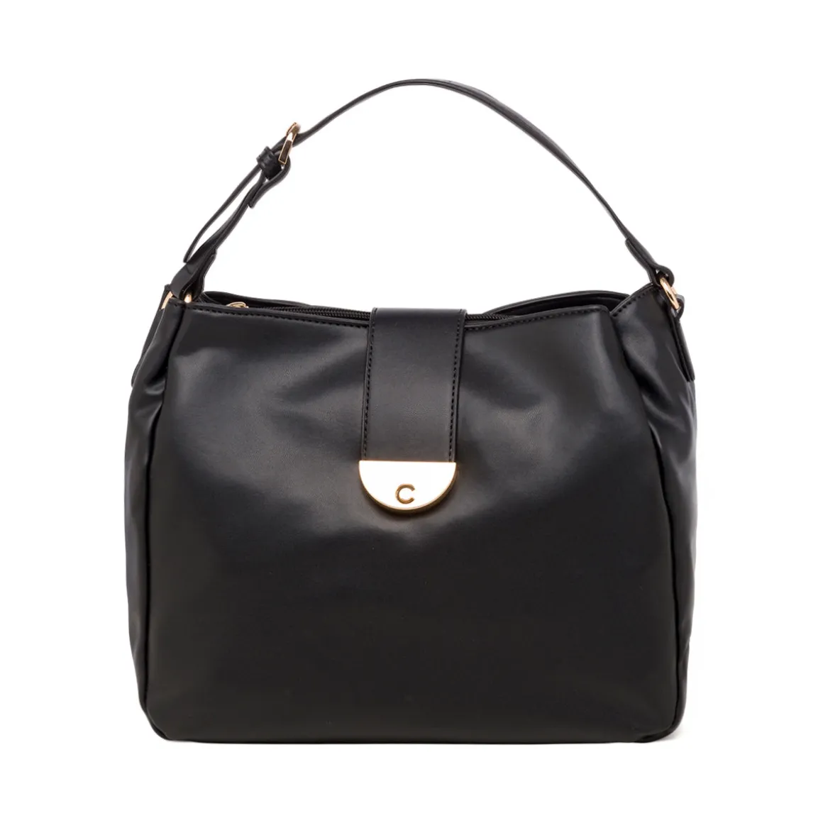 Borsa a mano nera da donna con logo Carrera Jeans