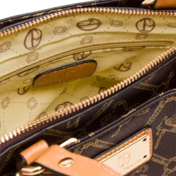 Borsa a mano nera da Donna con stampa logo Giulia Pieralli