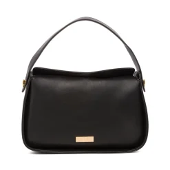 Borsa a mano nera da Donna con logo e tracolla rimovibile Lora Ferres