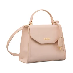Borsa a mano rosa da Donna con targhetta logo Lora Ferres