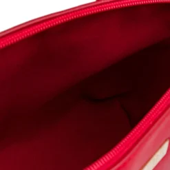 Borsa a mano rossa da Donna con inserti in metallo dorati Lora Ferres