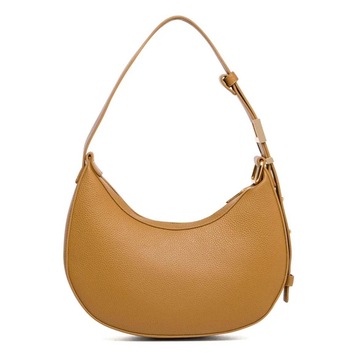 Borsa a spalla Beige da Donna con logo in metallo Lora Ferres