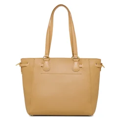 Borsa a spalla beige da Donna con dettaglio in metallo Lora Ferres