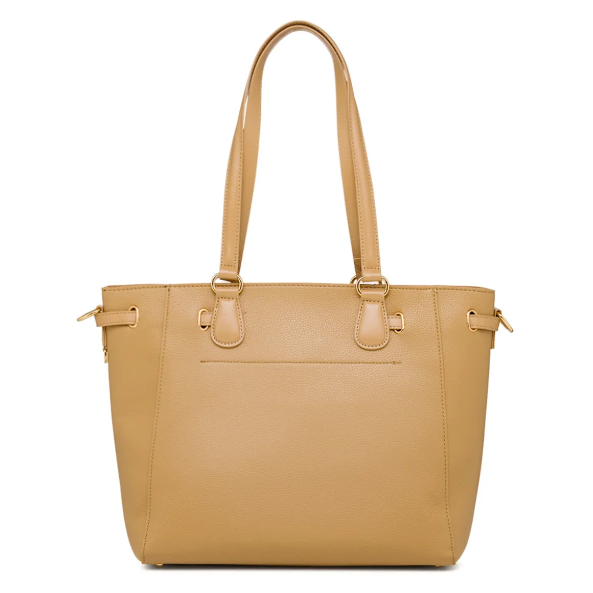 Borsa a spalla beige da Donna con dettaglio in metallo Lora Ferres