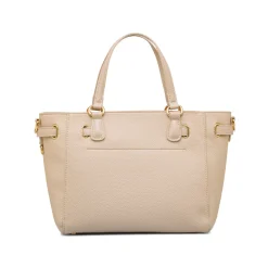 Borsa a spalla beige da Donna con dettaglio chiusura a incastro Lora Ferres