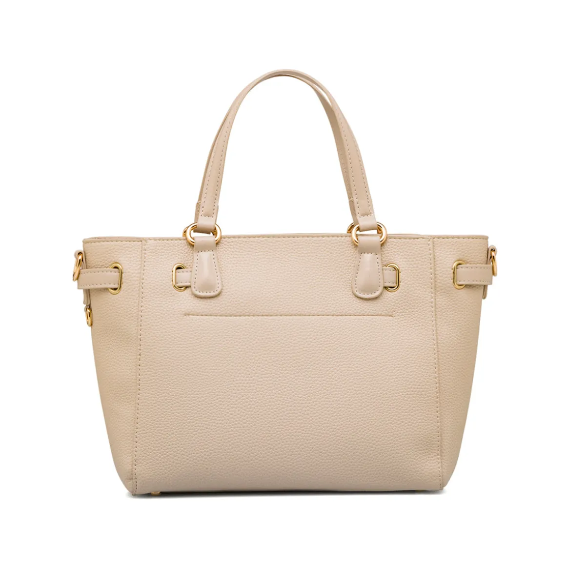 Borsa a spalla beige da Donna con dettaglio chiusura a incastro Lora Ferres