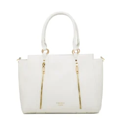 Borsa a spalla bianca da Donna con dettaglio zip Swish Jeans