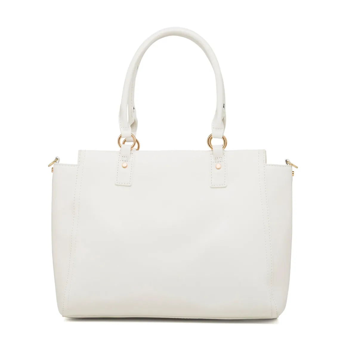 Borsa a spalla bianca da Donna con dettaglio zip Swish Jeans