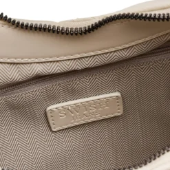 Borsa a spalla bianco off-white da donna effetto trapuntato Swish Jeans