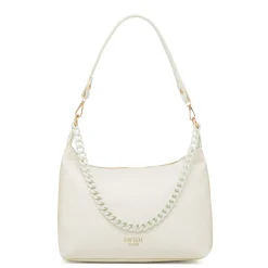 Borsa a spalla bianco off-white da Donna con catena Swish Jeans