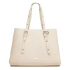 Borsa a spalla bianco off-white da Donna con portafoglio Lora Ferres