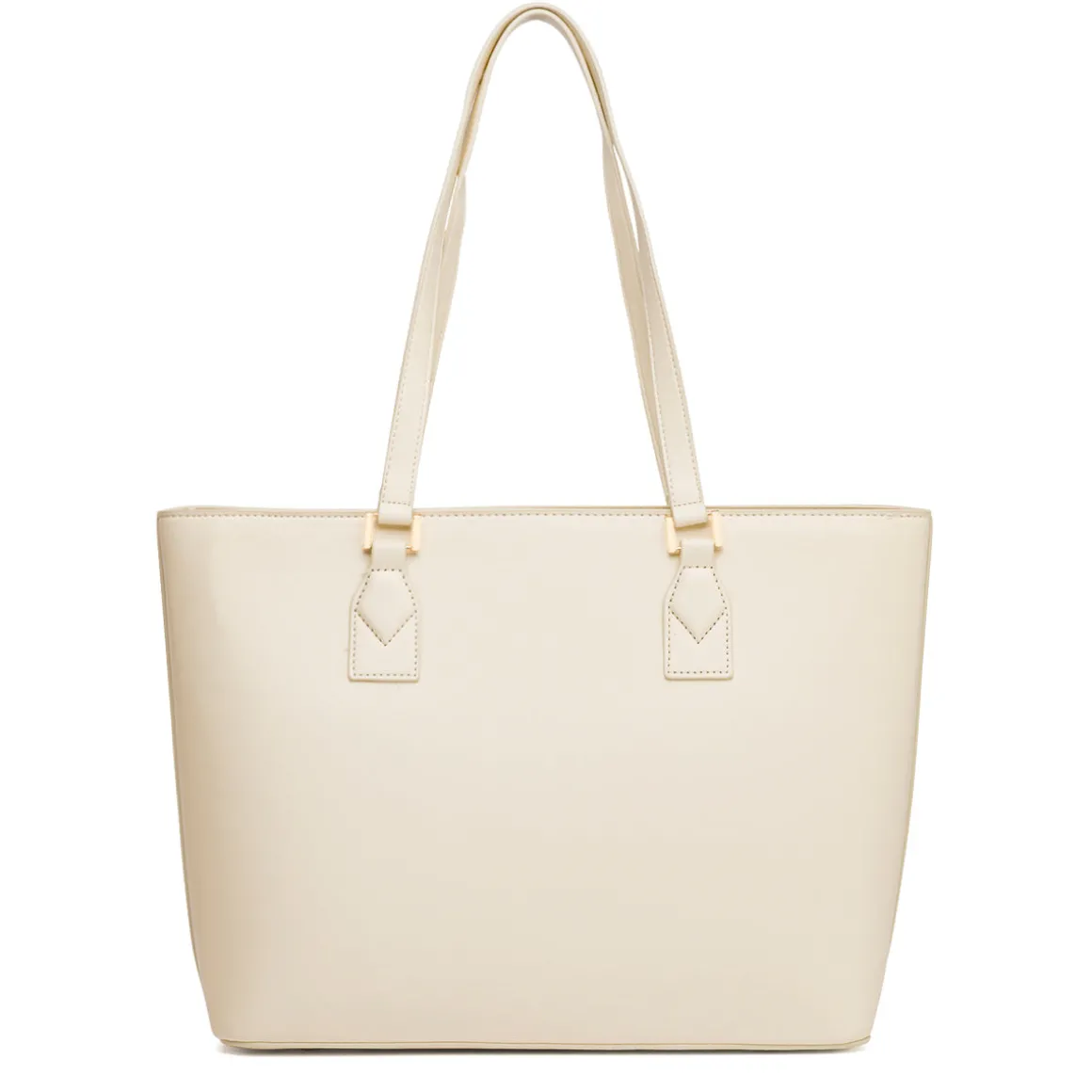 Borsa a spalla Bianco off-white da Donna con logo in metallo Carrera Jeans