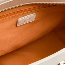 Borsa a spalla Bianco off-white da Donna con logo in metallo Carrera Jeans