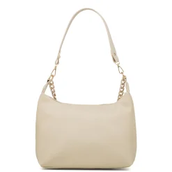 Borsa a spalla bianco off-white da Donna con catena e logo Swish Jeans