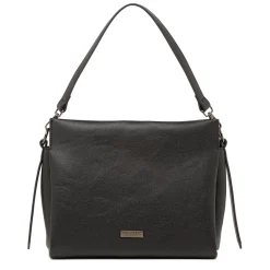 Borsa a Spalla da Donna Nera con Tracolla Regolabile Lora Ferres