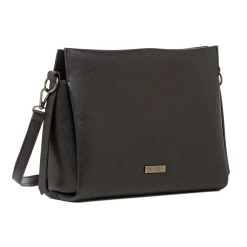Borsa a Spalla da Donna Nera con Tracolla Regolabile Lora Ferres