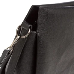 Borsa a Spalla da Donna Nera con Tracolla Regolabile Lora Ferres