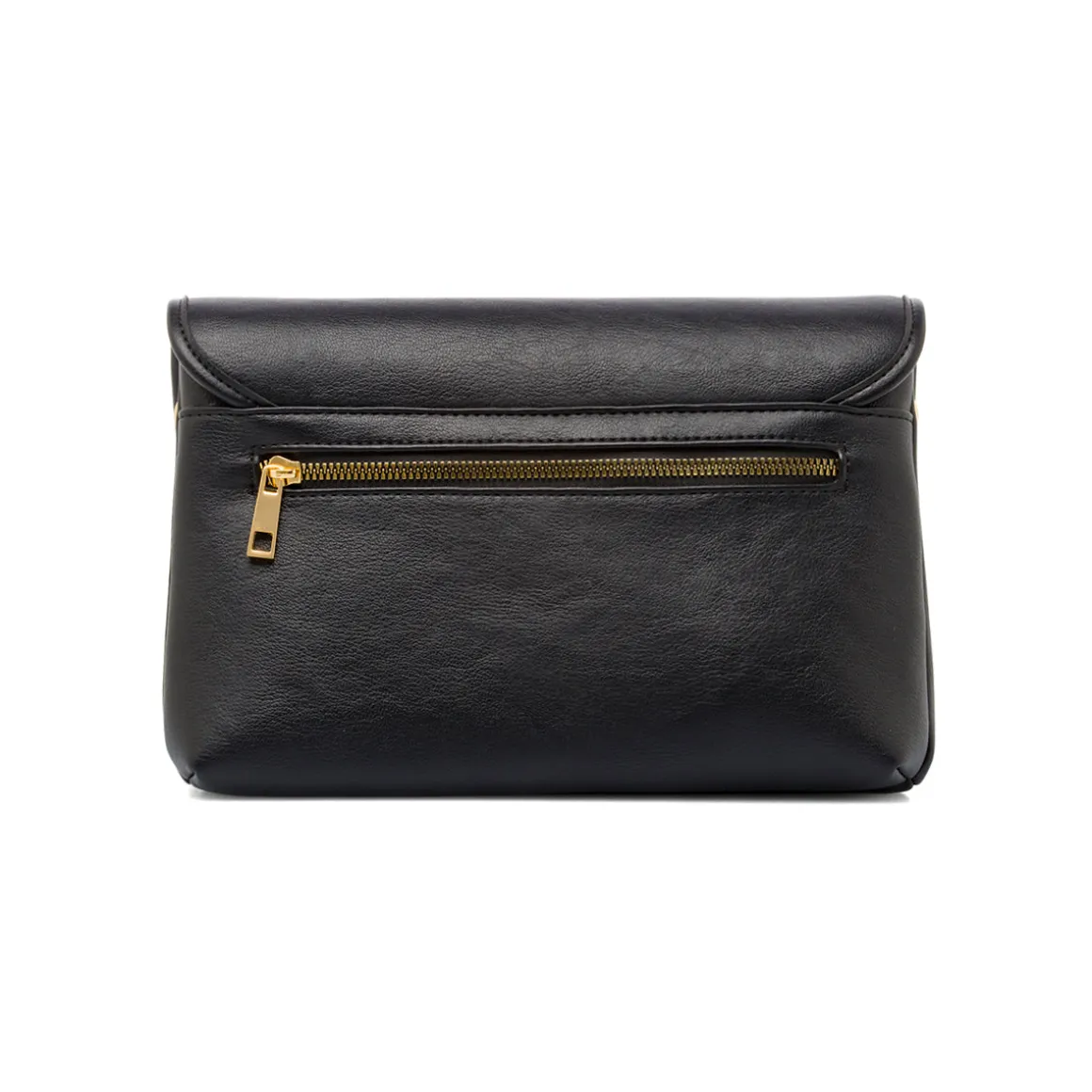 Borsa a Spalla da Donna Nera con Patta Lora Ferres