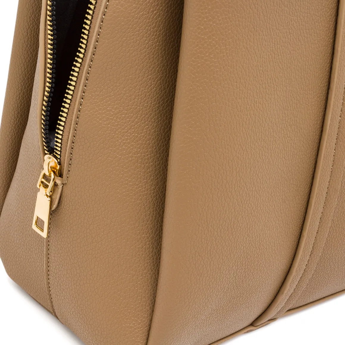 Borsa a Spalla da Donna Taupe con Doppio Manico Lora Ferres