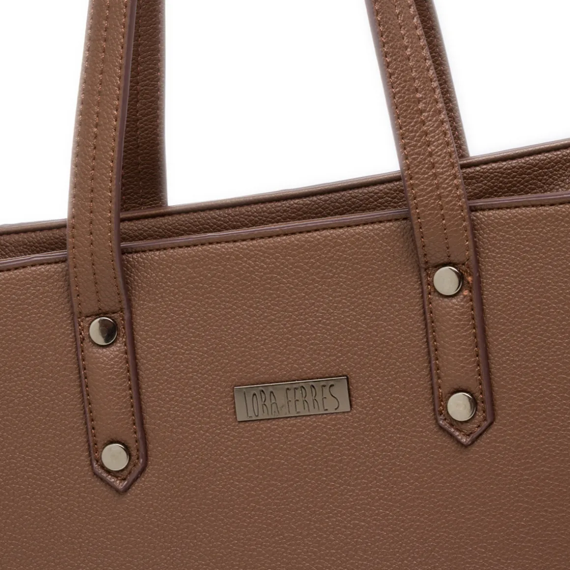 Borsa a spalla marrone da Donna con tracolla rimovibile Lora Ferres