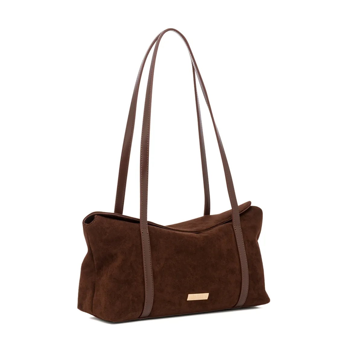 Borsa a spalla marrone da Donna in camoscio Lora Ferres