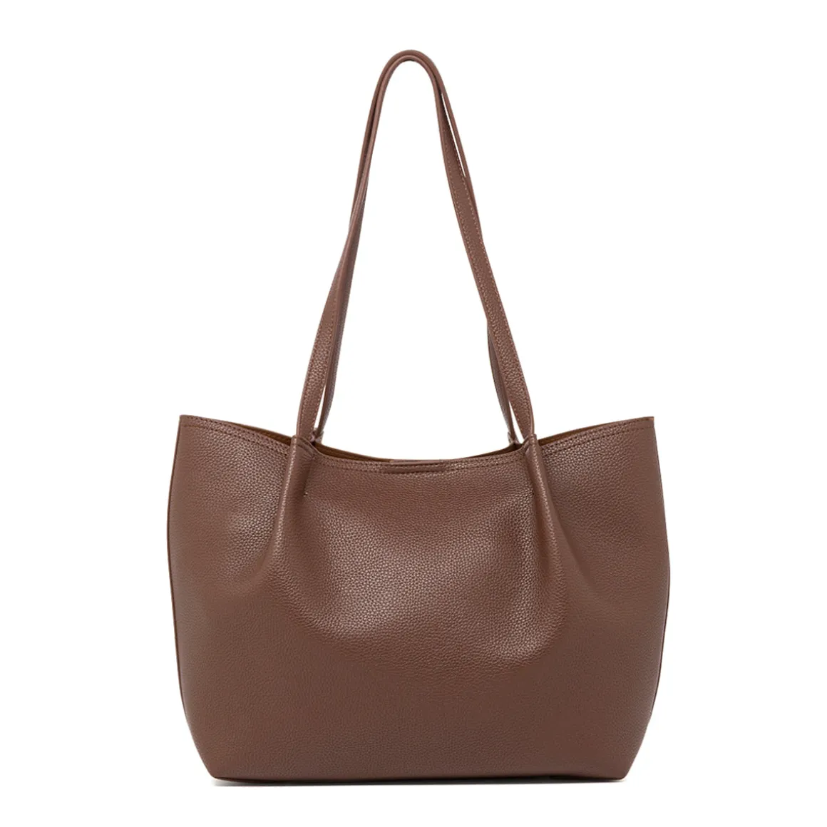 Borsa a spalla marrone da Donna con dettagli arricciati Lora Ferres
