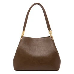 Borsa a spalla marrone da Donna con dettagli in metallo Lora Ferres