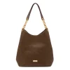 Borsa a spalla marrone da Donna con catena Lora Ferres