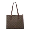 Borsa a spalla marrone da Donna con logo frontale Carrera