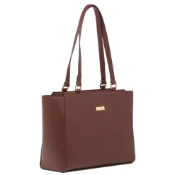 Borsa a spalla marrone da Donna con portamonete Lora Ferres