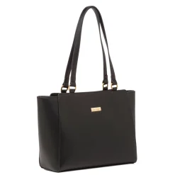 Borsa a spalla nera da Donna con portamonete Lora Ferres