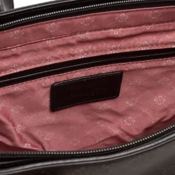 Borsa a spalla nera da Donna con stampa Carrera