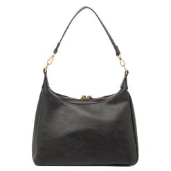 Borsa a spalla nera da Donna con tasca e zip Lora Ferres
