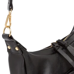 Borsa a spalla nera da Donna con tasca e zip Lora Ferres