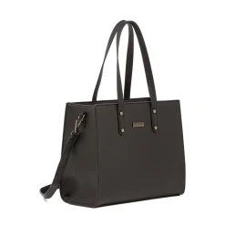 Borsa a spalla nera da Donna con tracolla rimovibile Lora Ferres