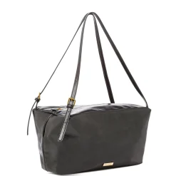 Borsa a spalla nera da Donna con logo Lora Ferres