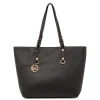 Borsa a spalla nera da Donna con logo Lumberjack