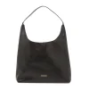 Borsa a spalla nera da Donna con chiusura bottone Lora Ferres