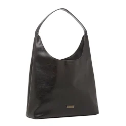 Borsa a spalla nera da Donna con chiusura bottone Lora Ferres