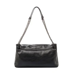 Borsa a Spalla Nera da Donna con manici a Catena Lora Ferres