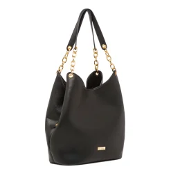 Borsa a spalla nera da Donna con catena Lora Ferres