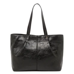 Borsa a spalla nera da Donna effetto stropicciato Lora Ferres