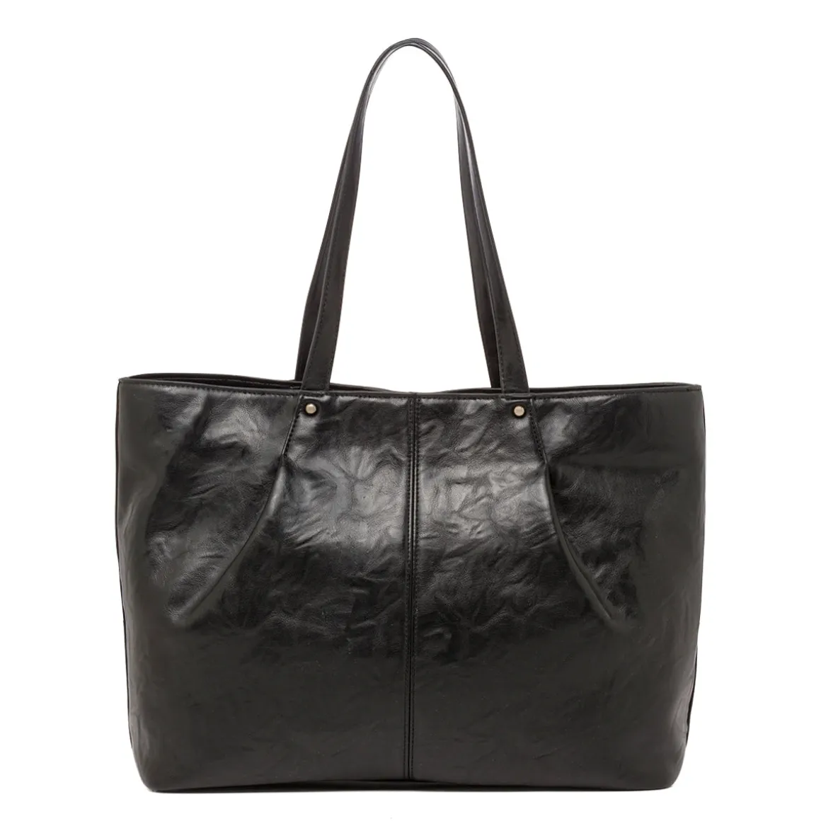 Borsa a spalla nera da Donna effetto stropicciato Lora Ferres