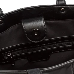 Borsa a spalla nera da Donna effetto stropicciato Lora Ferres