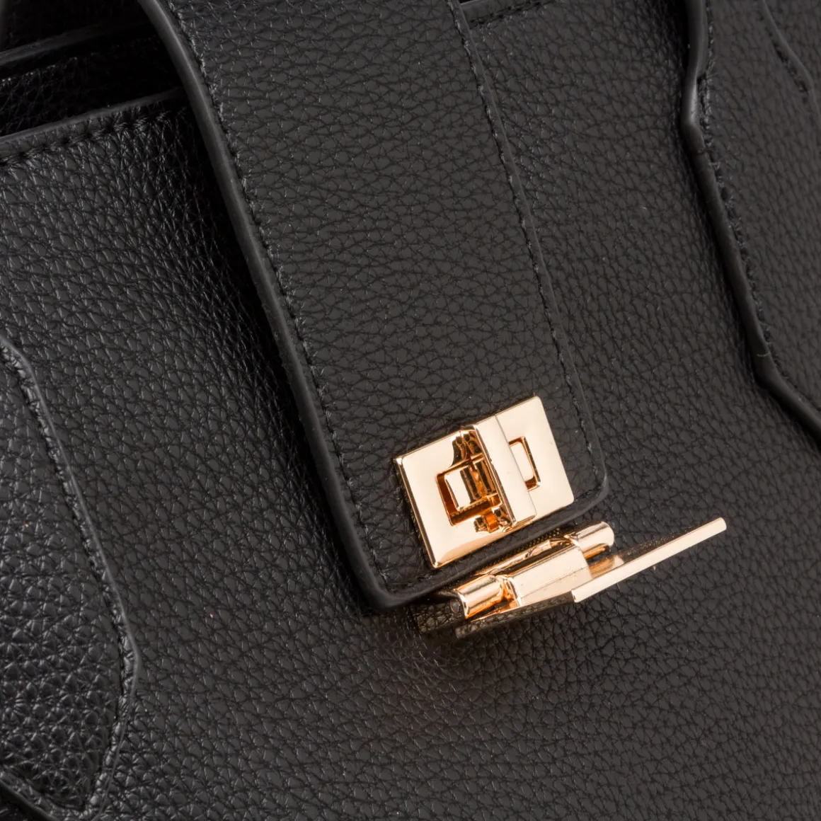 Borsa a spalla nera da Donna con logo Lora Ferres