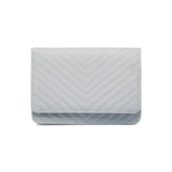 Borsa a tracolla azzurra da Donna con motivo a Chevron Lora Ferres