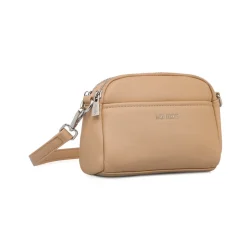 Borsa a tracolla beige da donna con doppio scomparto Lora Ferres